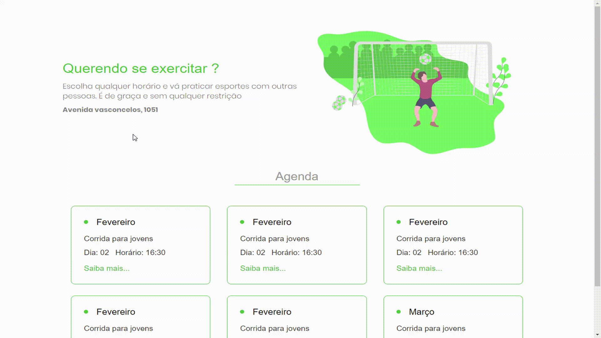 Image mostrando o projeto Sporgenda